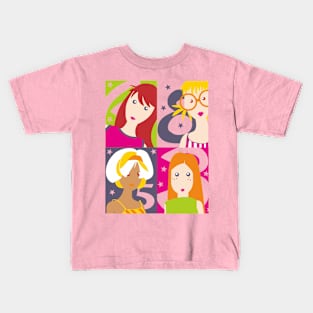 Girls Friendship Kids T-Shirt